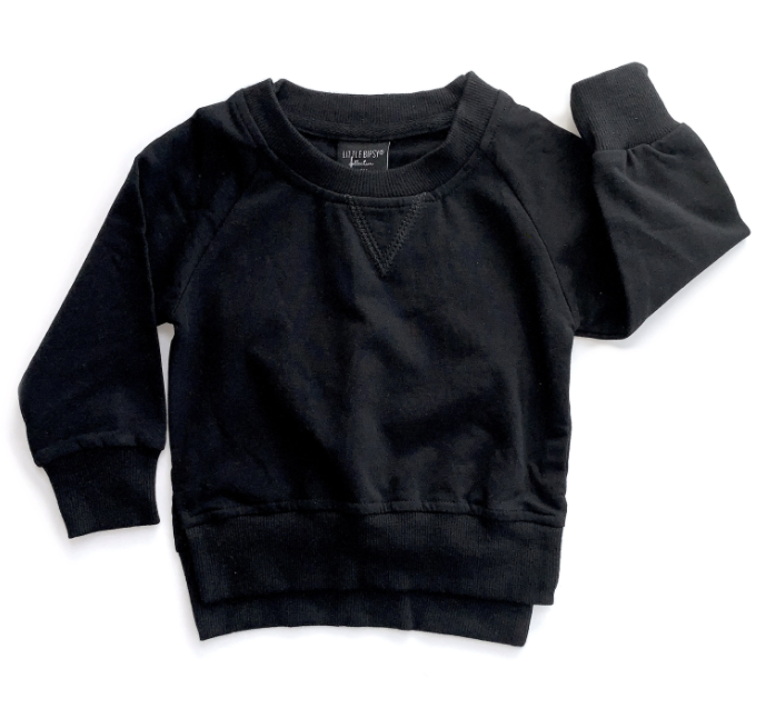 Little Bipsy - Pullover Sweatshirt in Black (4-5)
