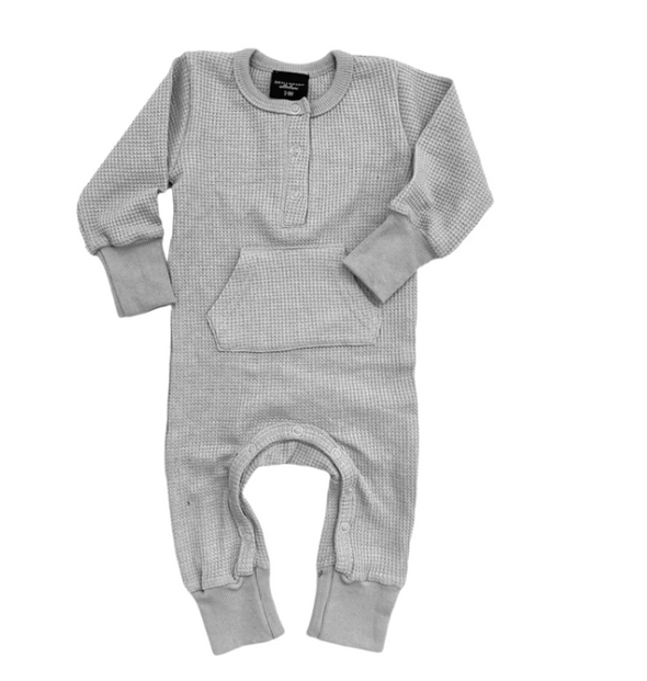 Little Bipsy grey thermal romper