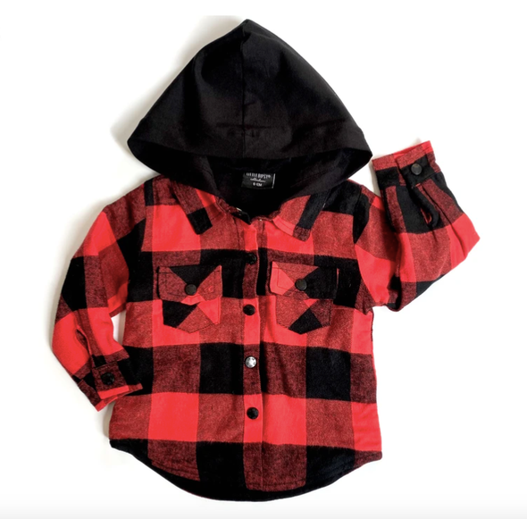 Little Bipsy hooded flannel