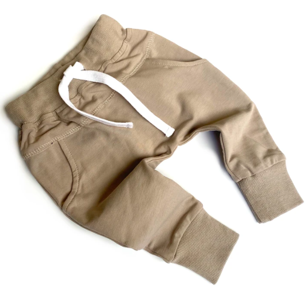Little Bipsy - Pocket Joggers in Taupe