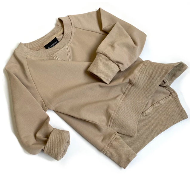 Little Bipsy - Pullover Sweatshirt in Taupe