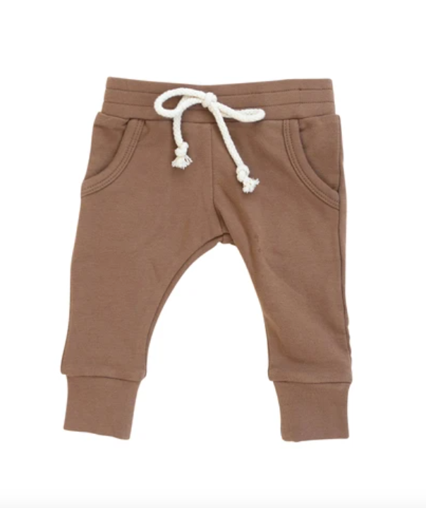 Mebie Baby French Terrry jogger camel