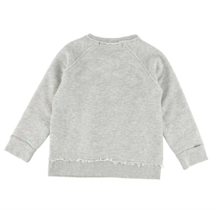 Miki Miette - Boys Iggy Pullover in Heather Grey