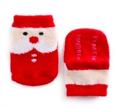 baby santa socks