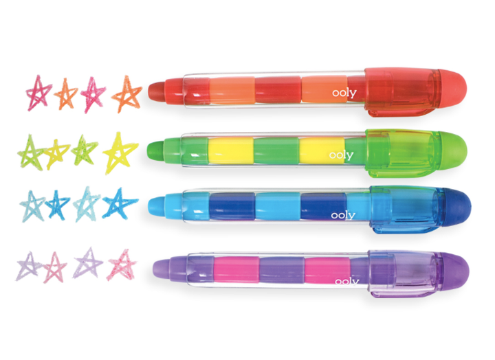 Ooly - Presto Chango Jumbo Erasable Crayons Set of 4