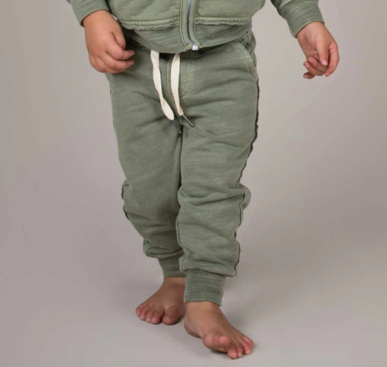 toddler boys military green joggers