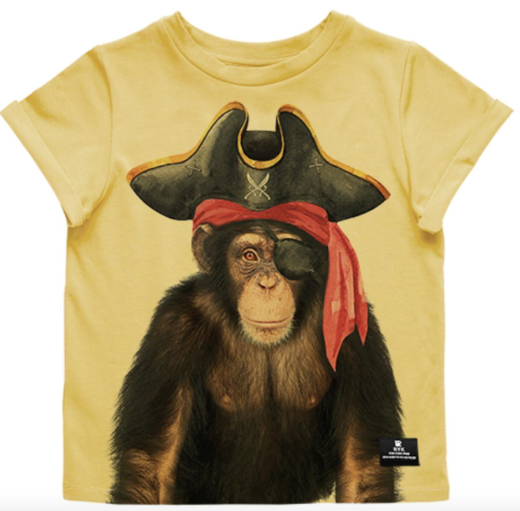 Rock Your Baby Chimp Pirate tshirt