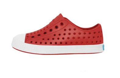 Native - Kids' Jefferson Shoe - Torch Red (5, 6, and 9)