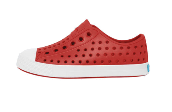 Native - Kids' Jefferson Shoe - Torch Red (5, 6, and 9)