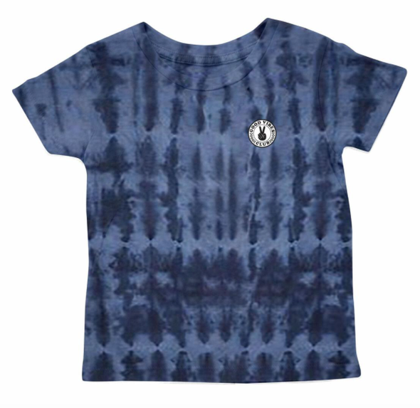 Tiny Whales Deep Sea navy tie dye shirt