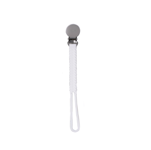 The Dearest Grey - Silicone Pacifier Clip - Multiple Colors Available
