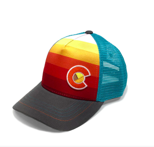 Yo Colorado - Baby and Kids Sunset Trucker Hat