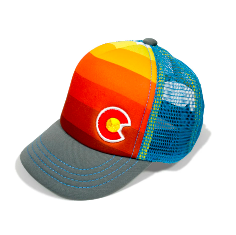 Yo Colorado - Baby and Kids Sunset Trucker Hat