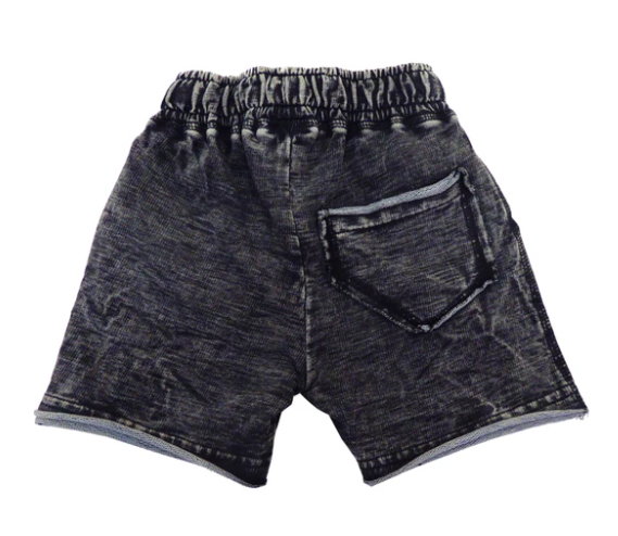 Mish Mish - Enzyme Distressed Shorts in Black