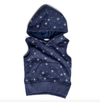 Little bipsy sleeveless hoodie navy stars