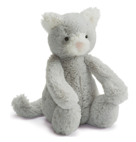 Jellycat - Bashful Grey Kitty - 7"