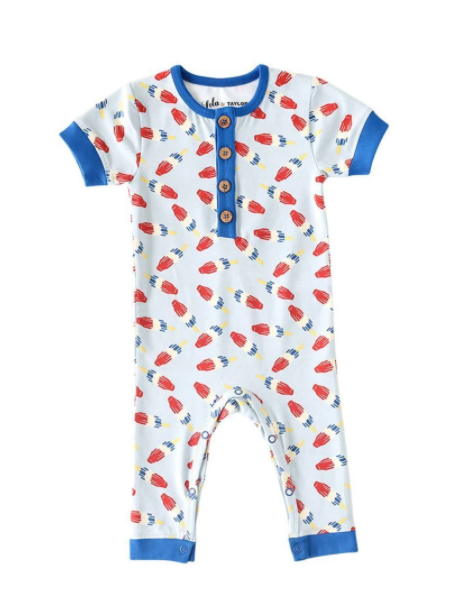 4th of july popsicle baby outfit