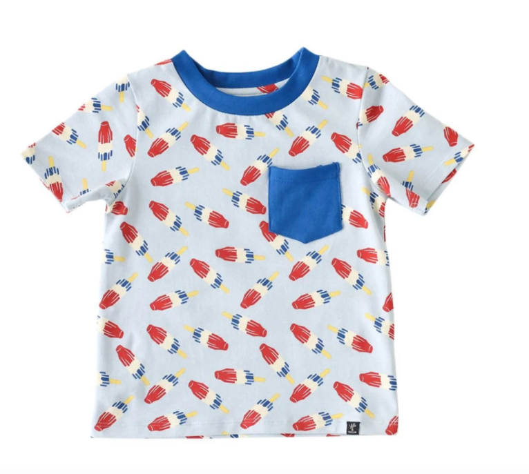 Retro Popsicle pocket tee