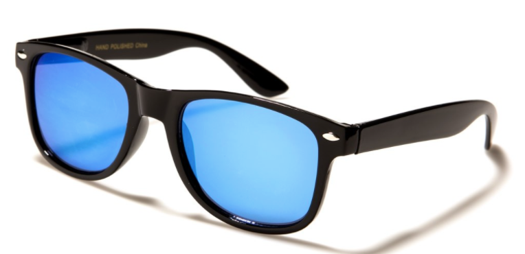 Wayfarer sunglasses reflective lenses sales
