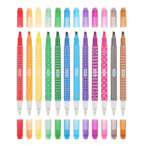 Ooly - Erasable Markers Pack of 12 Colors