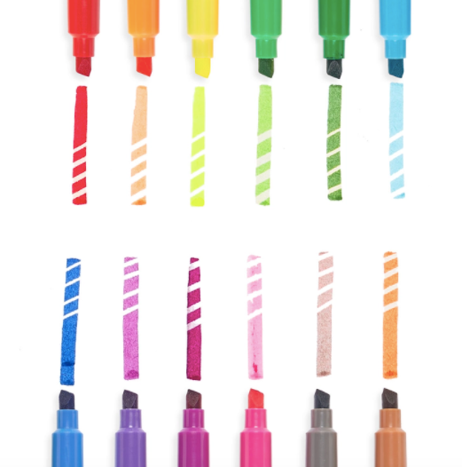 Ooly - Erasable Markers Pack of 12 Colors