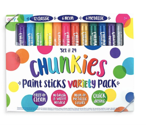 Ooly - Chunkies Classic Paint Sticks Pack of 24