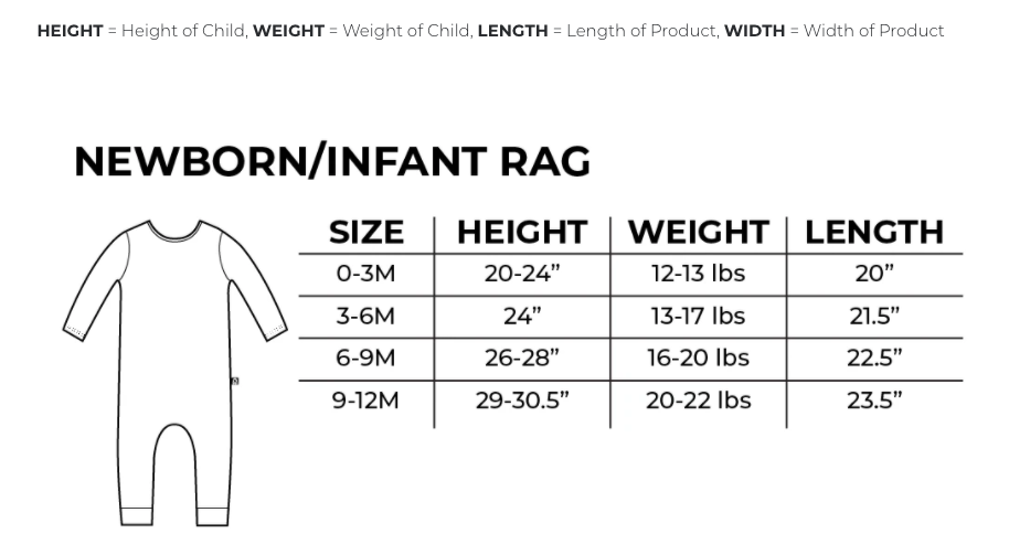 Rags - Essentials Infant Rag Romper in Bluesteel