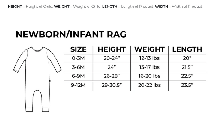 Rags - Essentials Infant Rag Romper in Ginger Stripe