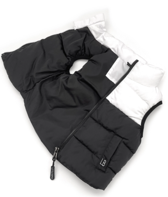 Little Bipsy - Puffer Vest in Black & White