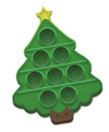 OMG POP Fidgety - Holiday/Christmas Mini Pop It Toys - Assorted Colors/Styles