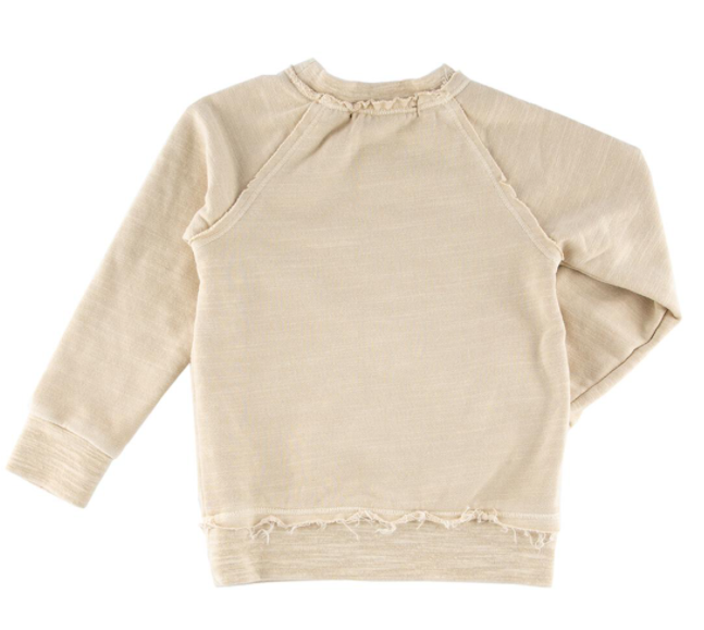 Miki Miette - Boys Iggy Pullover in Oatmeal
