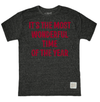 Retro Brand - Most Wonderful Time of the Year Tee in Black OR Charcoal