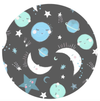 Little Sleepies - To the Moon and Back Bamboo/Viscose Pajamas in Blue