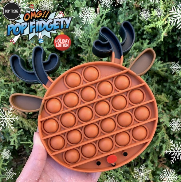 OMG POP Fidgety Pop It Toy - Holiday Styles