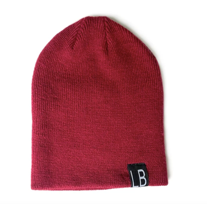 Little Bipsy - Knit Beanie in Cranberry