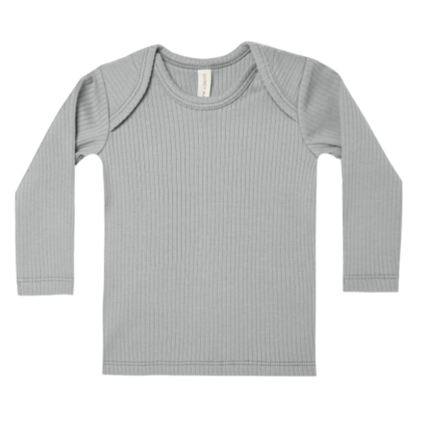 Quincy Mae lap tee dusty blue