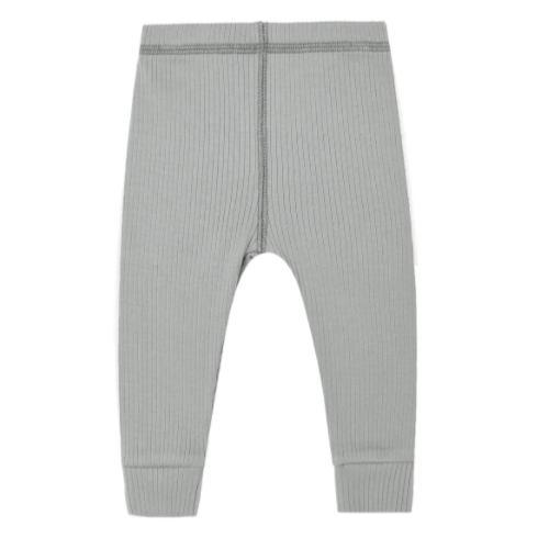 Quincy Mae ribbed legging dusty blue