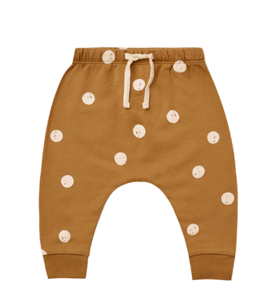 Quincy Mae Dot sweatpant in walnut
