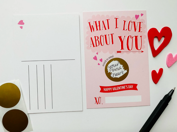 Paprika - Valentine's Postcard Scratch-Off Set of 10