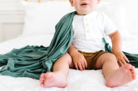 Copper Pearl - Stretch-Knit Swaddle Blanket - Journey