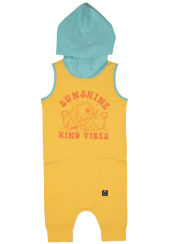 Rags sunshine and kind vibes tank romper