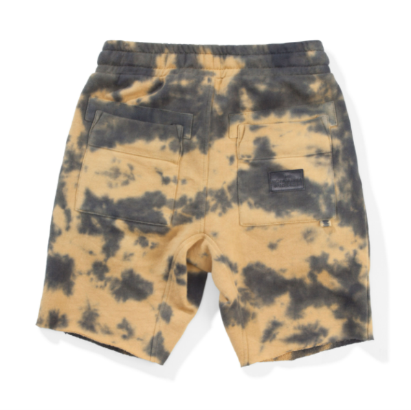 Munster Kids - Trash Track Shorts in Sand Tie Dye