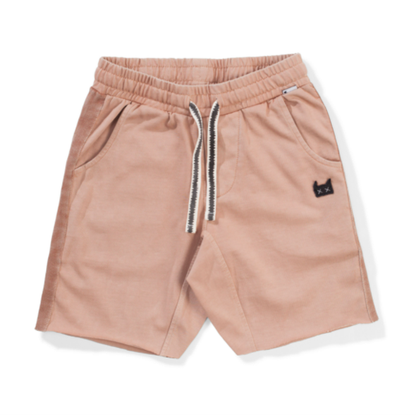 Munster Kids - Kewell Track Shorts in Washed Fawn
