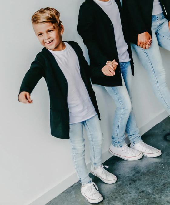 Beau Hudson - Kids Cardigan in Black