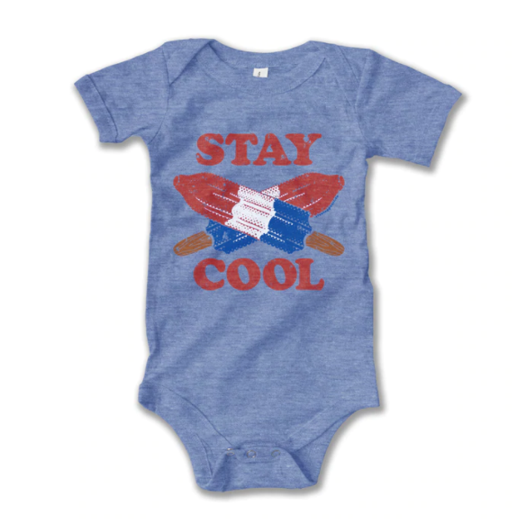 Rivet Kids - Stay Cool Onesie in Blue
