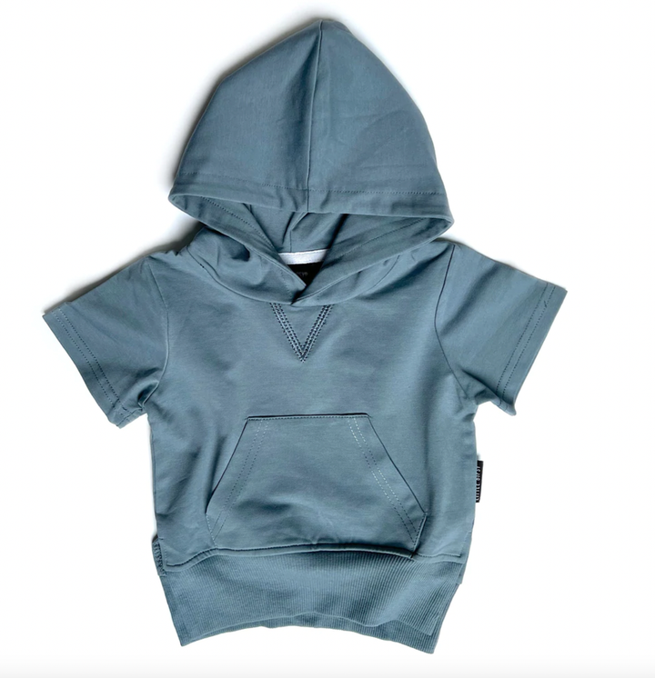 Little Bipsy short sleeve hoodie waves