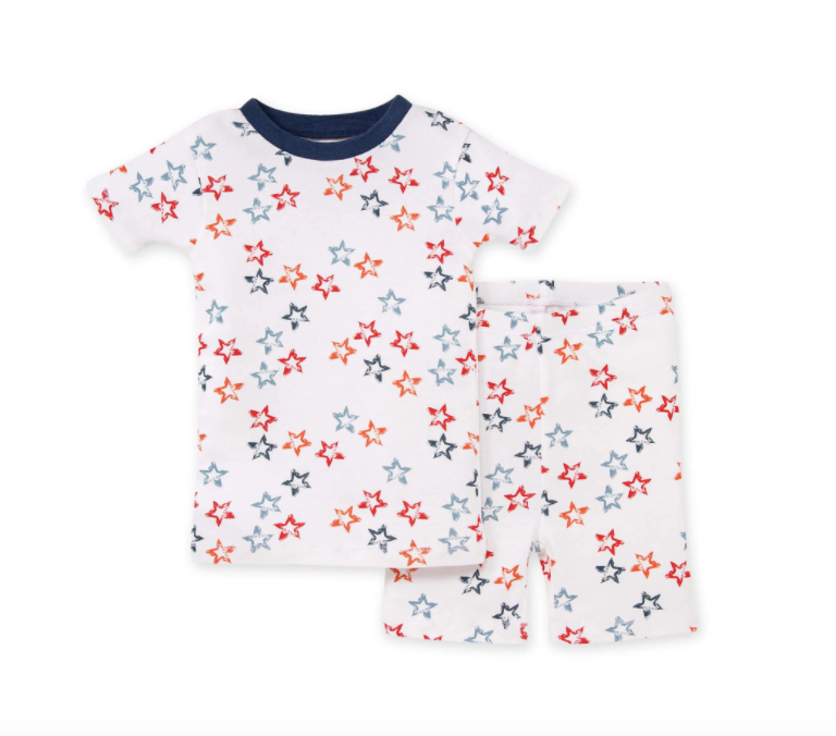 red white and blue toddler pajamas