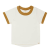 Quincy Mae ringer. tee ivory ocre