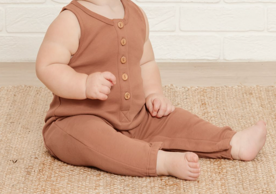 Quincy Mae - Sleeveless Jumpsuit in Amber