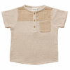 City Mouse henley in crinkle cotton